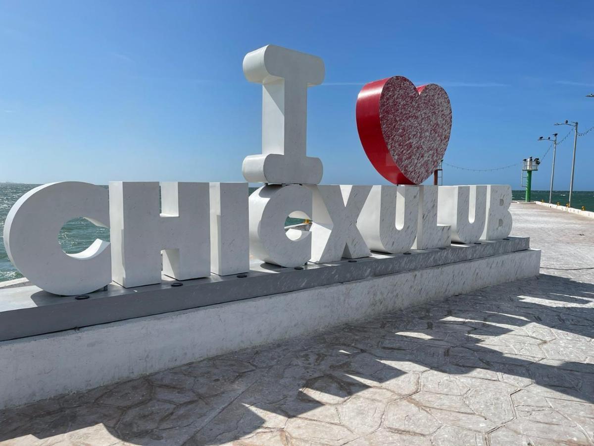 Casa Con Piscina En Chixchulub A 100 M De La Playa Villa Pueblo Pueblo Chicxulub Kültér fotó