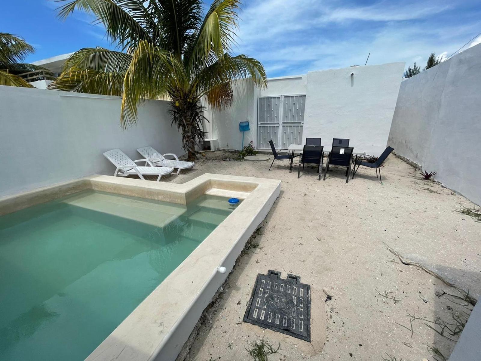 Casa Con Piscina En Chixchulub A 100 M De La Playa Villa Pueblo Pueblo Chicxulub Kültér fotó